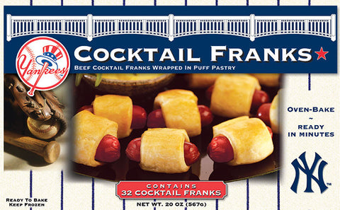 NY Yankees Cocktail Franks - 32 count